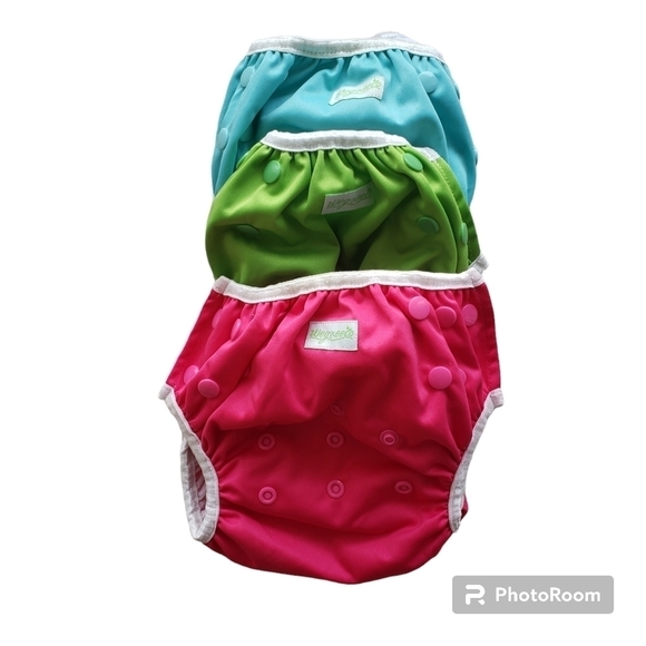 SWIM PANTS 3 PACK FOR BABY TODDLER ADJUSTABLE SIZE LARGE - Picture 3 of 5